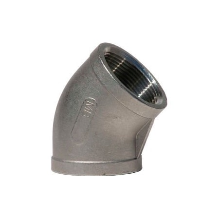 Merit Brass 2 In. 304 Stainless Steel 45 Degree Elbow - FNPT - Class 150 - 300 PSI - Import K402-32